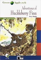 Couverture du livre « Adventures of huckleberry finn+cd new editiona2-a2/ b1 step 2 (green apple) » de Mark Twain aux éditions Cideb Black Cat