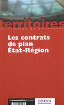 Couverture du livre « Les contrats de plan etat-region » de  aux éditions Documentation Francaise