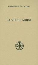 Couverture du livre « La vie de Moïse » de De Nysse Gregoi aux éditions Cerf