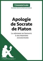 Couverture du livre « Apologie de socrate de Platon » de Bertrand Conard aux éditions Lepetitphilosophe.fr