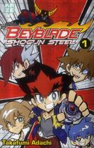 Couverture du livre « Beyblade - shogun steel T.1 » de Adachi Takafumi aux éditions Kaze