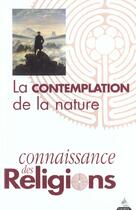 Couverture du livre « La contemplation de la nature » de  aux éditions Dervy