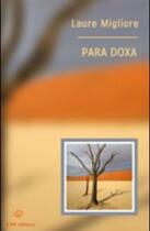 Couverture du livre « Para doxa » de Laure Migliore aux éditions Ktm Editions