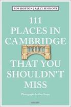 Couverture du livre « 111 places in cambridge that you shouldn't miss » de  aux éditions Antique Collector's Club