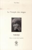 Couverture du livre « Le temple des singes » de Tita Reut aux éditions L'amandier