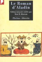 Couverture du livre « Le roman d'Aladin » de  aux éditions Libretto