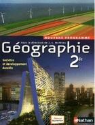 Couverture du livre « Géographie ; 2de ; livre de l'élève ; 2010 » de Jean-Louis Mathieu aux éditions Nathan