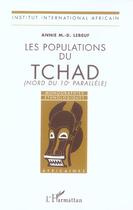 Couverture du livre « Les populations du tchad (nord du 10eme parallele) » de Annie M.-D. Lebeuf aux éditions L'harmattan