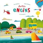 Couverture du livre « Les p'tits engins ; les transports » de Chiara Dattola et Eric Mathivet aux éditions Ricochet