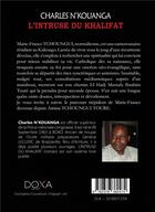 Couverture du livre « L'Intruse du Khalifat » de Nkouanga Charles aux éditions La Doxa