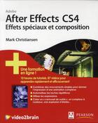 Couverture du livre « After effects CS4 ; effets speciaux & composition » de Mark Christiansen aux éditions Pearson