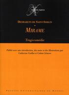 Couverture du livre « Mirame » de Catherine Guillot et Colette Scherer et Jean Desmarets De Saint-Sorlin aux éditions Pu De Rennes