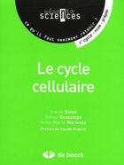 Couverture du livre « Le cycle cellulaire » de Descamps/Prigent aux éditions De Boeck Superieur