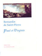 Couverture du livre « Paul et Virginie » de Henri Bernardin De Saint-Pierre aux éditions Paleo