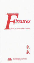 Couverture du livre « Fissures ; Kobé, 17 janvier 1995, le séisme... » de Masahiro Ogino aux éditions La Villette