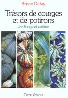 Couverture du livre « Tresors de courges et de potirons » de Bruno Defay aux éditions Terre Vivante