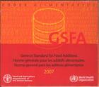 Couverture du livre « General standard for food additives. gfsa 2007. codex alimentarius (cd-rom) trilingual (en/fr/es) » de  aux éditions Fao