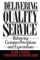 Couverture du livre « Delivering Quality Service » de Zeithaml Valarie A aux éditions Free Press