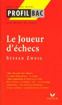 Couverture du livre « Le joueur d'échecs, de Stephan Zweig » de Gliksohn aux éditions Hatier