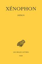 Couverture du livre « Hiéron » de Xenophon aux éditions Belles Lettres