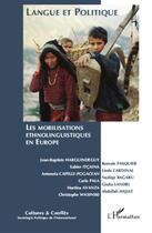 Couverture du livre « Langue et politique ; les mobilisations ethnolinguistiques en Europe » de  aux éditions L'harmattan