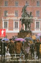 Couverture du livre « Russie, peuples et civilisations » de Ferro/Mandrillon aux éditions La Decouverte