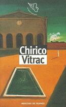 Couverture du livre « Chirico » de Roger Vitrac aux éditions Mercure De France