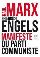 Couverture du livre « Manifeste du parti communiste » de Karl Marx et Friedrich Engels aux éditions Mille Et Une Nuits