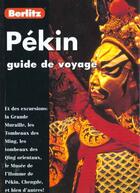 Couverture du livre « Guide de voyage ; pekin » de  aux éditions Berlitz