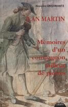 Couverture du livre « Jean martin » de Grigoriantz Alexandr aux éditions Dervy
