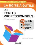 Couverture du livre « La boîte à outils ; des écrits professionnels » de Valerie Le Broussois aux éditions Dunod