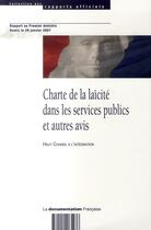 Couverture du livre « Charte de la laïcité dans les services publics et autres avis » de  aux éditions Documentation Francaise