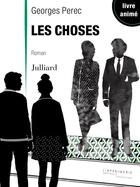 Couverture du livre « Les choses » de Georges Perec aux éditions Julliard