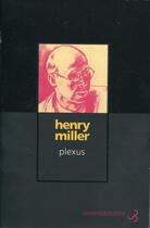 Couverture du livre « Plexus » de Henry Miller aux éditions Christian Bourgois