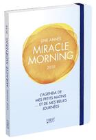 Couverture du livre « Une annee miracle morning 2018 » de Hal Elrod aux éditions First