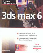Couverture du livre « 3ds Max 6 » de Ted Boardman aux éditions Campuspress