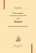 Couverture du livre « Mauprat » de George Sand aux éditions Honore Champion