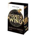 Couverture du livre « Fourth wing Tome 1 » de Rebecca Yarros aux éditions Hugo Roman
