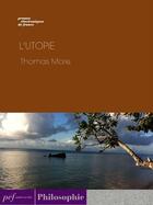 Couverture du livre « L'Utopie » de Thomas More aux éditions Presses Electroniques De France