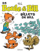 Couverture du livre « Boule & Bill Tome 24 : billets de Bill » de Jean Roba aux éditions Dupuis