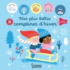 Couverture du livre « Mes plus belles comptines d'hiver » de Melisande Luthringer aux éditions Larousse