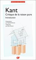 Couverture du livre « Critique de la raison pure ; introduction » de Emmanuel Kant aux éditions Flammarion