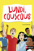 Couverture du livre « Lundi, couscous » de Lorris Murail aux éditions Nathan