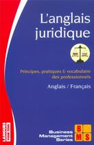 Couverture du livre « L'anglais juridique » de Dhuicq/Frison aux éditions Langues Pour Tous