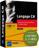 Couverture du livre « Langage C# : apprenez la programmation orientée objet ; niveau initié à confirmé (4e édition) » de Luc Gervais et Christophe Mommer aux éditions Eni