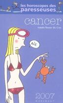 Couverture du livre « Cancer (édition 2007) » de Tessier Du Cros-I aux éditions Marabout