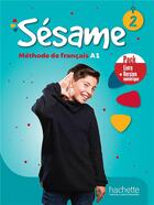 Couverture du livre « Sésame 2 : pack livre de l'élève + version numérique » de Hugues Denisot aux éditions Hachette Fle