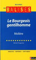 Couverture du livre « Bourgeois gentilhomme » de Moliere/Pougeoise aux éditions Nathan