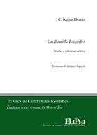 Couverture du livre « La bataille Loquifer : studio e edizione critica » de Cristina Dusio aux éditions Eliphi