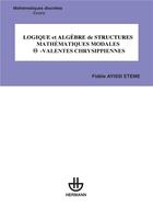 Couverture du livre « Logique et algèbre de structures mathématiques modales » de Eteme-F aux éditions Hermann